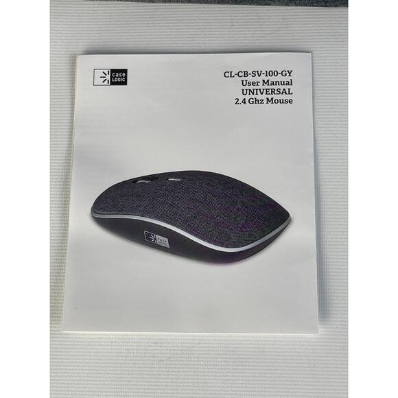 Case Logic Wireless Mouse & 16" Sleeve Bundle Gray (CL-CB-SV-100-64) - Picture 3 of 4